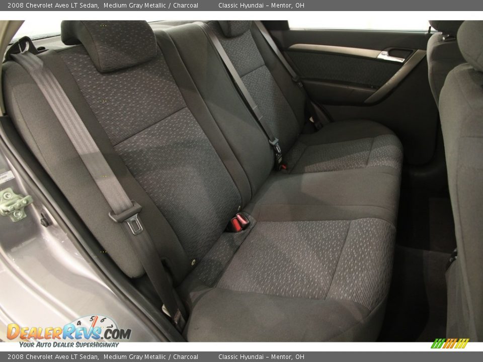 2008 Chevrolet Aveo LT Sedan Medium Gray Metallic / Charcoal Photo #11
