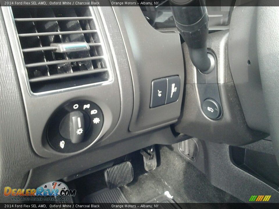 2014 Ford Flex SEL AWD Oxford White / Charcoal Black Photo #22