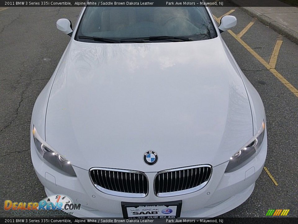 2011 BMW 3 Series 335i Convertible Alpine White / Saddle Brown Dakota Leather Photo #8