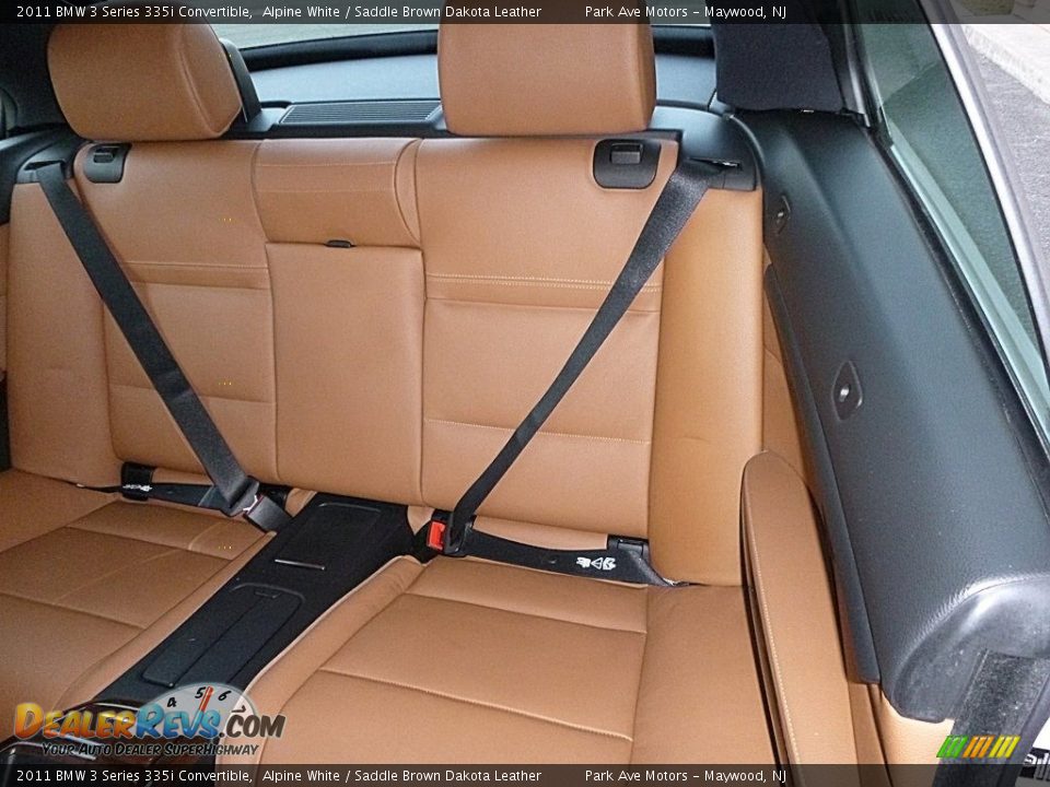2011 BMW 3 Series 335i Convertible Alpine White / Saddle Brown Dakota Leather Photo #22