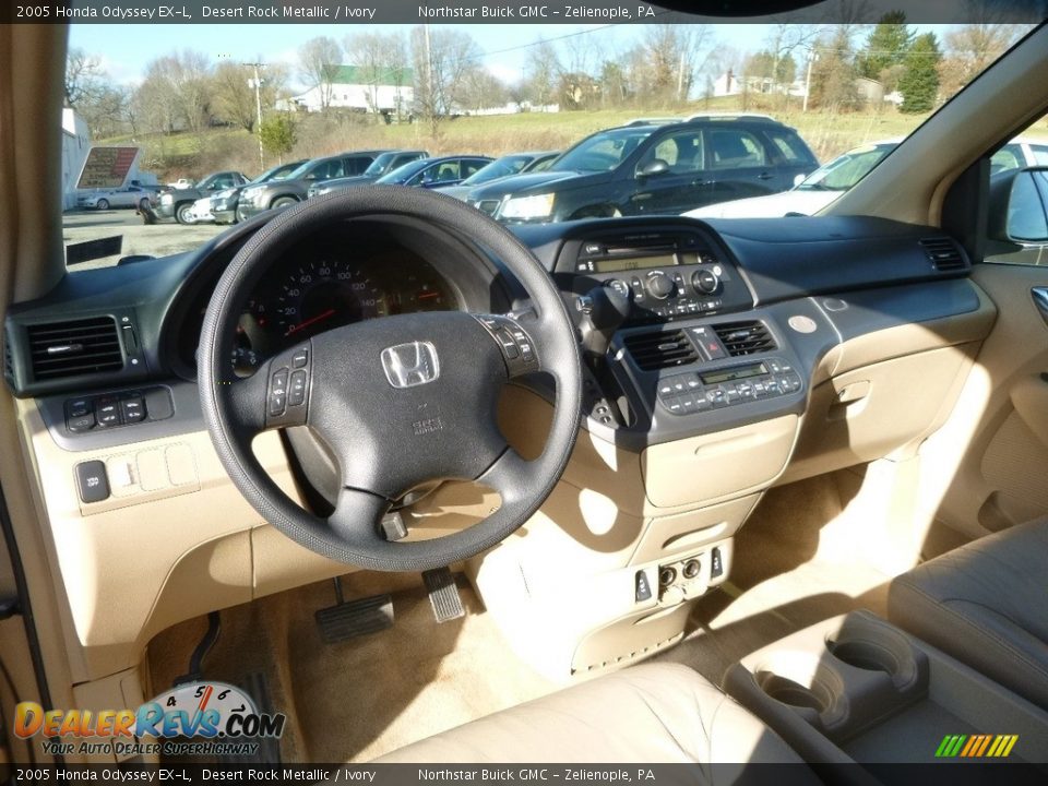 2005 Honda Odyssey EX-L Desert Rock Metallic / Ivory Photo #17