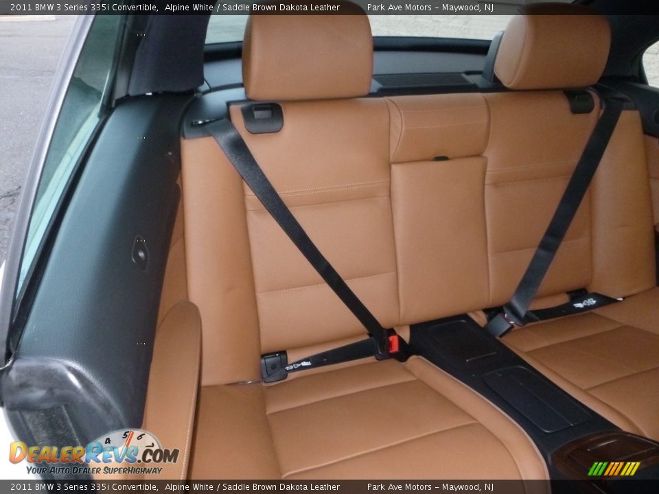 2011 BMW 3 Series 335i Convertible Alpine White / Saddle Brown Dakota Leather Photo #29