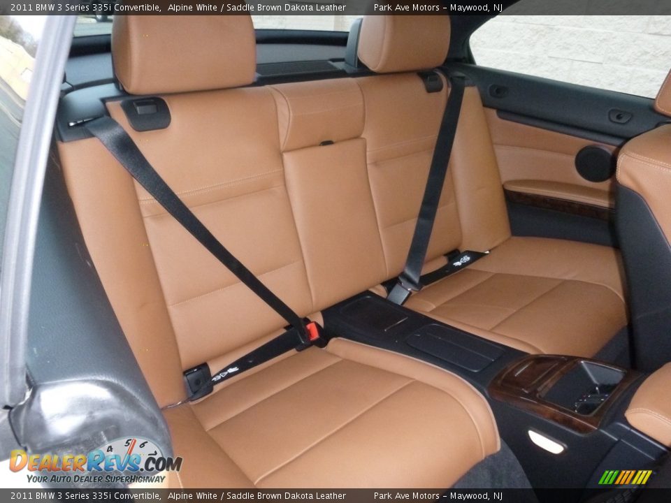 2011 BMW 3 Series 335i Convertible Alpine White / Saddle Brown Dakota Leather Photo #30