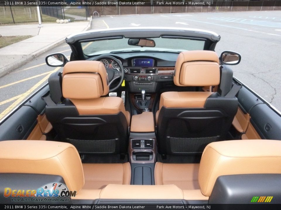 2011 BMW 3 Series 335i Convertible Alpine White / Saddle Brown Dakota Leather Photo #31