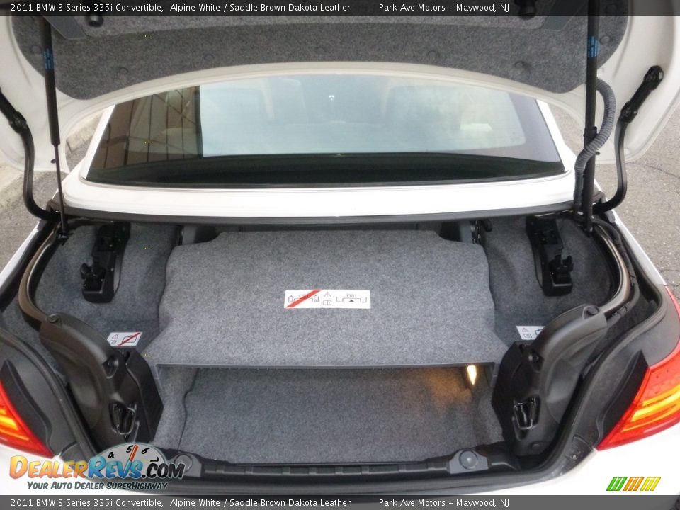 2011 BMW 3 Series 335i Convertible Alpine White / Saddle Brown Dakota Leather Photo #34