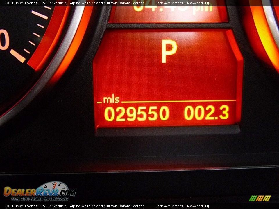 2011 BMW 3 Series 335i Convertible Alpine White / Saddle Brown Dakota Leather Photo #36