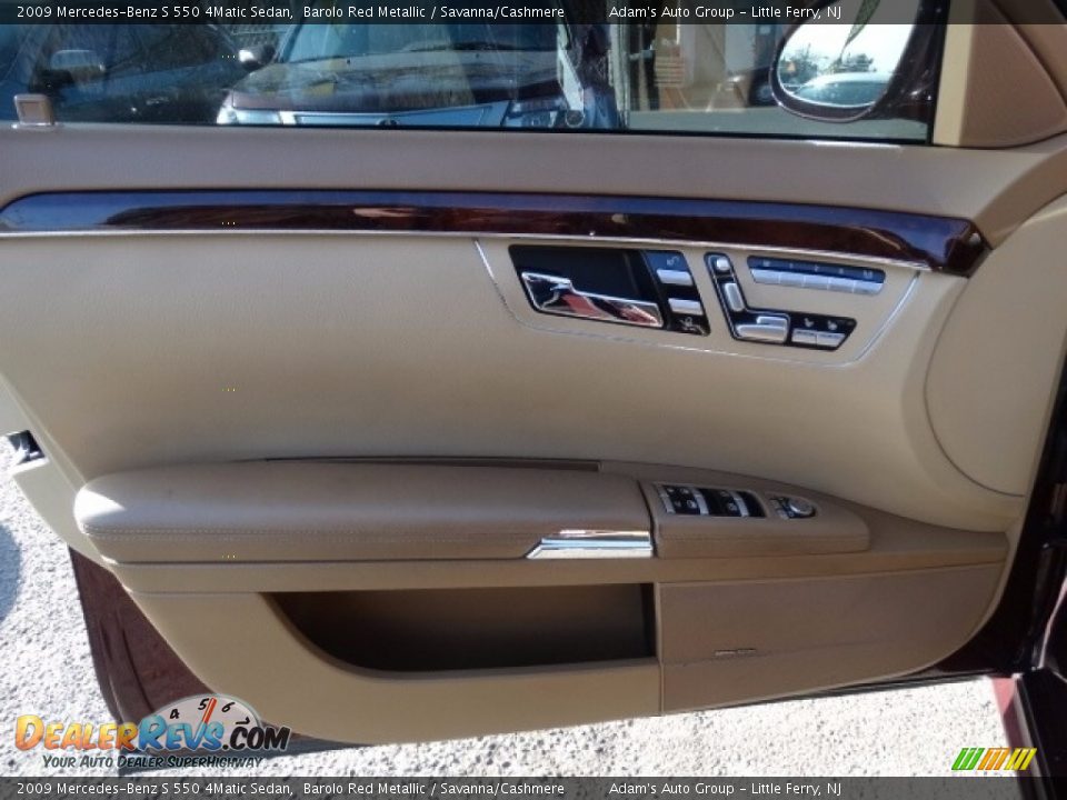 2009 Mercedes-Benz S 550 4Matic Sedan Barolo Red Metallic / Savanna/Cashmere Photo #9