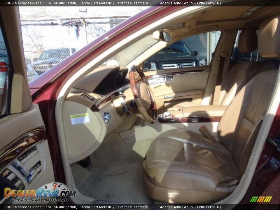 2009 Mercedes-Benz S 550 4Matic Sedan Barolo Red Metallic / Savanna/Cashmere Photo #10