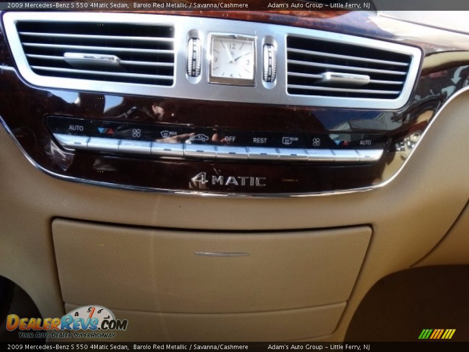 2009 Mercedes-Benz S 550 4Matic Sedan Barolo Red Metallic / Savanna/Cashmere Photo #16