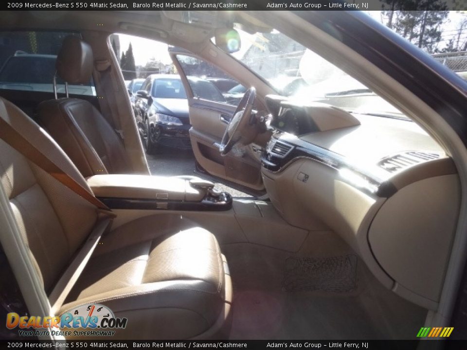 2009 Mercedes-Benz S 550 4Matic Sedan Barolo Red Metallic / Savanna/Cashmere Photo #24