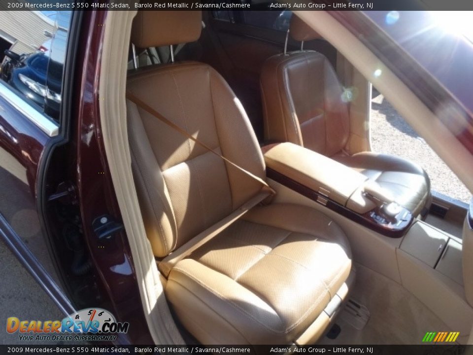 2009 Mercedes-Benz S 550 4Matic Sedan Barolo Red Metallic / Savanna/Cashmere Photo #25