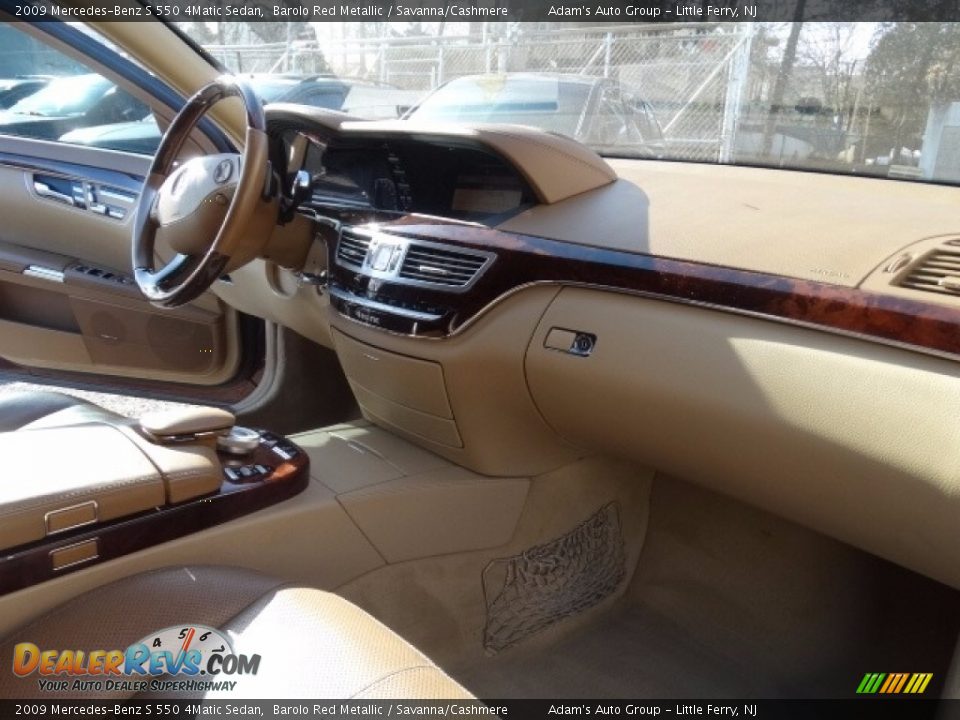 2009 Mercedes-Benz S 550 4Matic Sedan Barolo Red Metallic / Savanna/Cashmere Photo #26