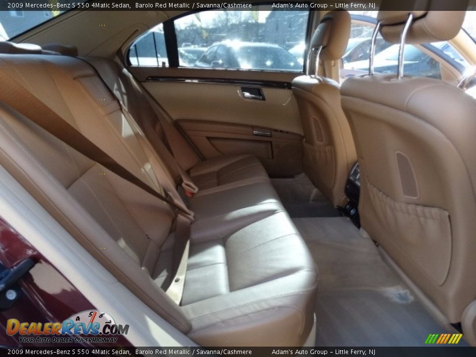 2009 Mercedes-Benz S 550 4Matic Sedan Barolo Red Metallic / Savanna/Cashmere Photo #28