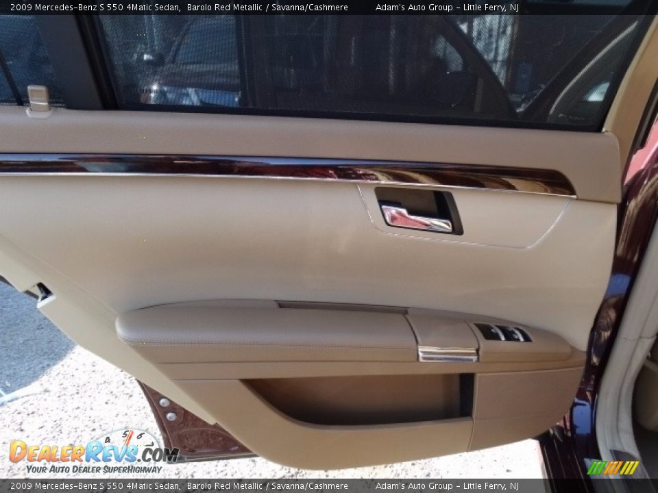 2009 Mercedes-Benz S 550 4Matic Sedan Barolo Red Metallic / Savanna/Cashmere Photo #31