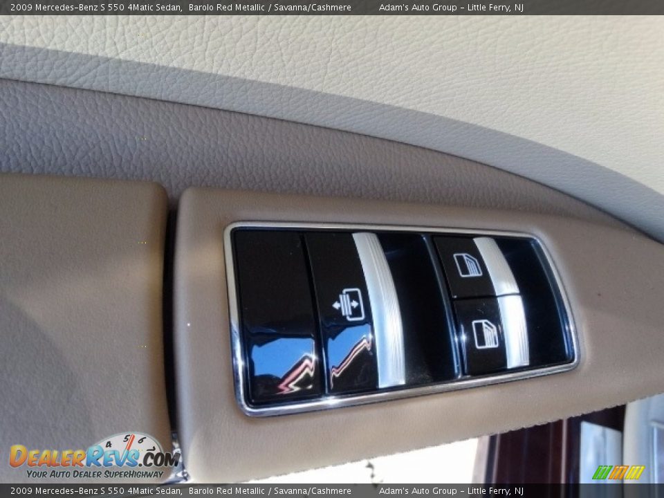 2009 Mercedes-Benz S 550 4Matic Sedan Barolo Red Metallic / Savanna/Cashmere Photo #32