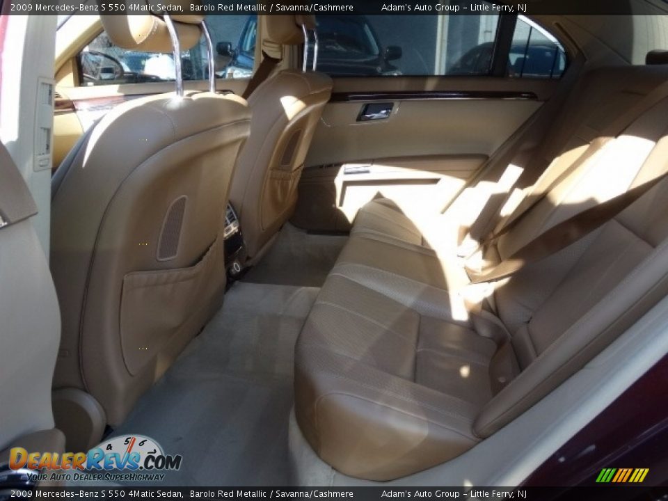 2009 Mercedes-Benz S 550 4Matic Sedan Barolo Red Metallic / Savanna/Cashmere Photo #33