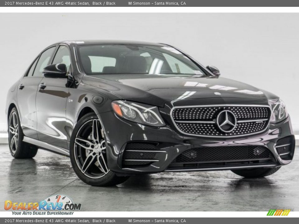 Front 3/4 View of 2017 Mercedes-Benz E 43 AMG 4Matic Sedan Photo #12