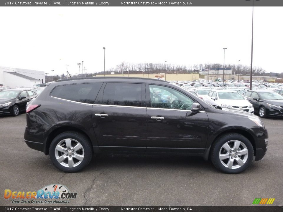 2017 Chevrolet Traverse LT AWD Tungsten Metallic / Ebony Photo #4