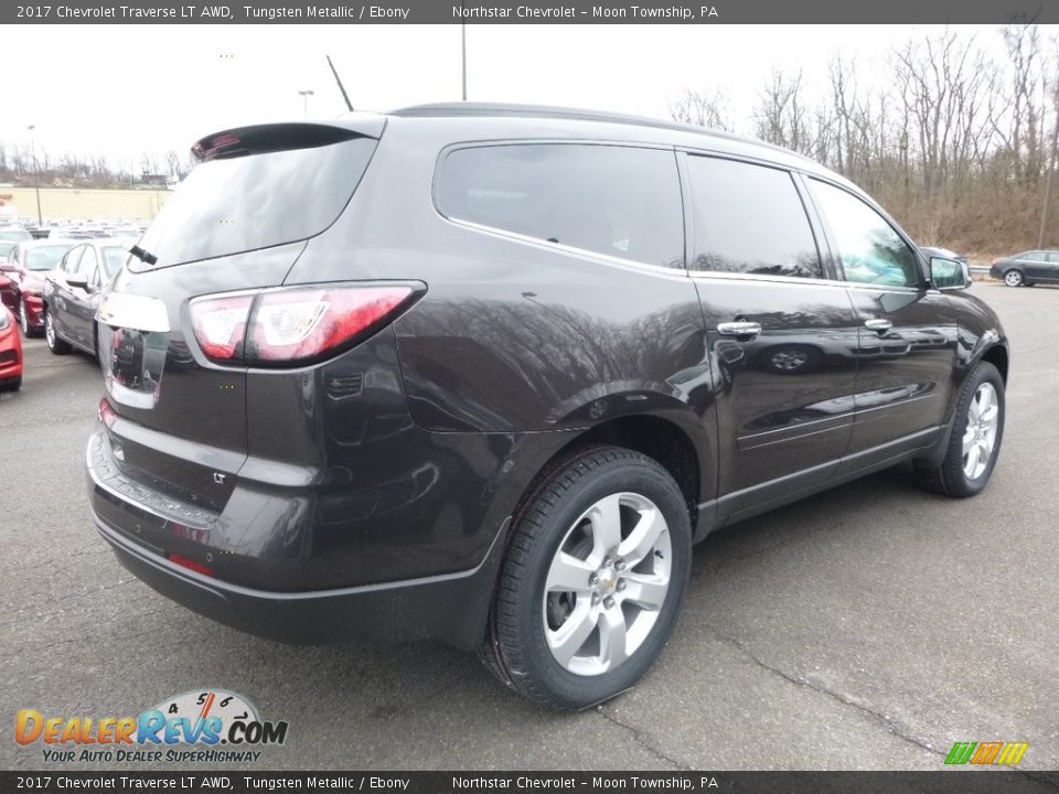 2017 Chevrolet Traverse LT AWD Tungsten Metallic / Ebony Photo #5