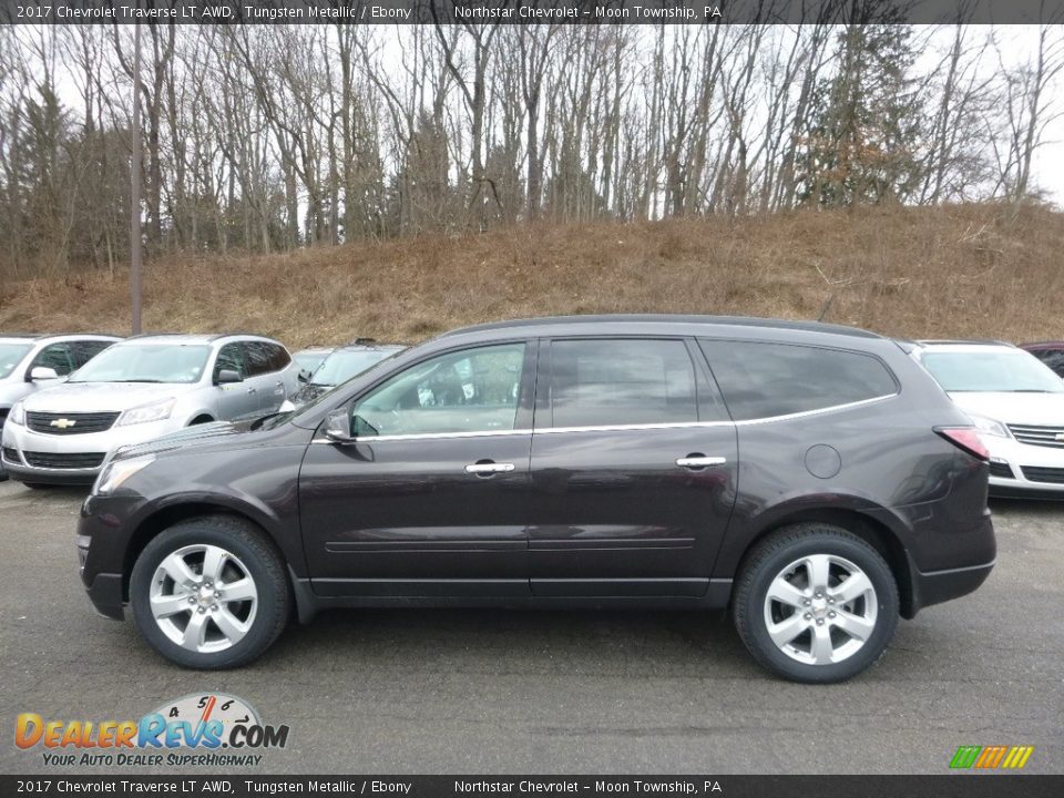 2017 Chevrolet Traverse LT AWD Tungsten Metallic / Ebony Photo #8