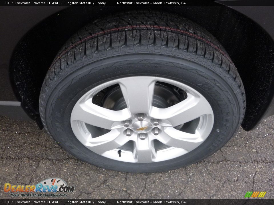 2017 Chevrolet Traverse LT AWD Tungsten Metallic / Ebony Photo #9