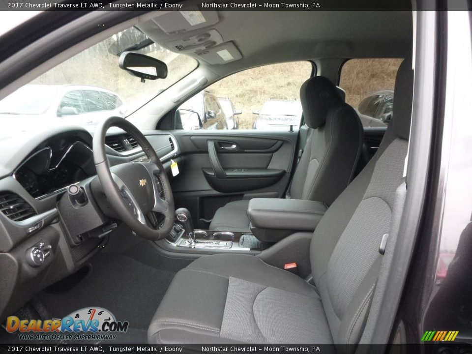 2017 Chevrolet Traverse LT AWD Tungsten Metallic / Ebony Photo #10
