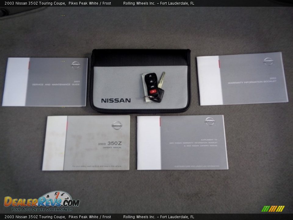 2003 Nissan 350Z Touring Coupe Pikes Peak White / Frost Photo #21
