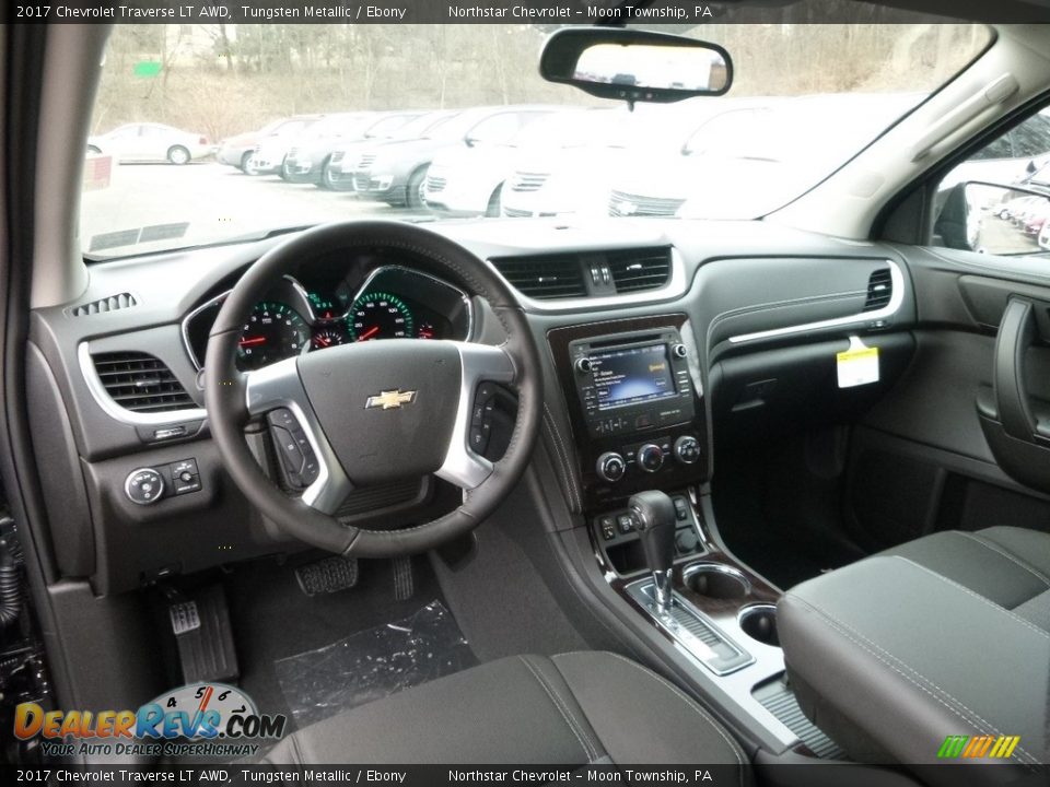 2017 Chevrolet Traverse LT AWD Tungsten Metallic / Ebony Photo #13