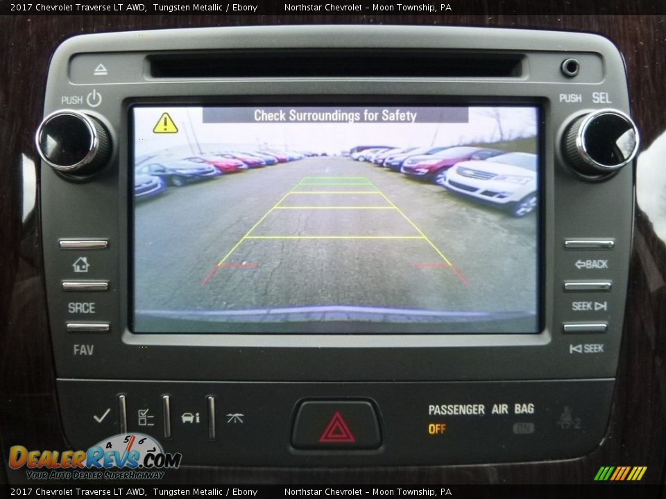 2017 Chevrolet Traverse LT AWD Tungsten Metallic / Ebony Photo #18
