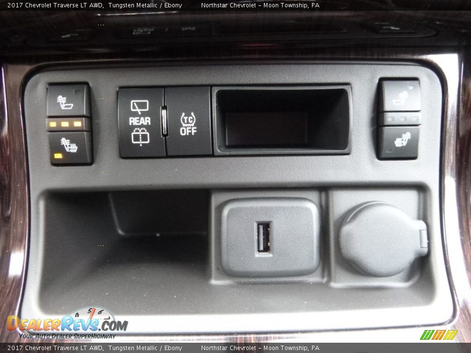2017 Chevrolet Traverse LT AWD Tungsten Metallic / Ebony Photo #19