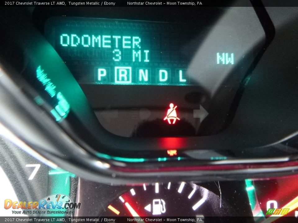 2017 Chevrolet Traverse LT AWD Tungsten Metallic / Ebony Photo #20