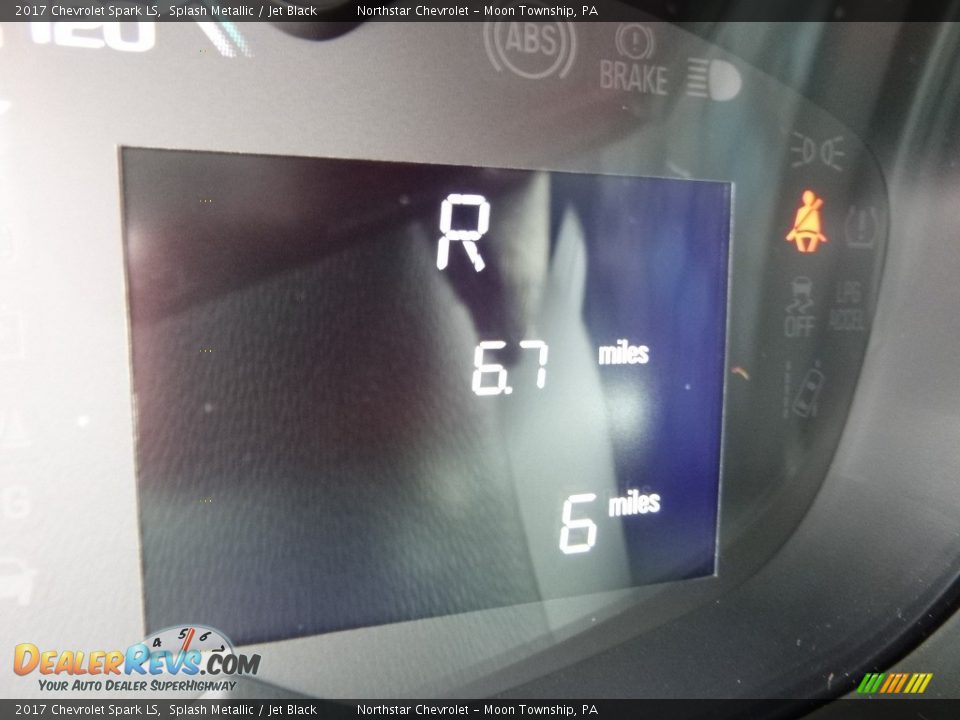 2017 Chevrolet Spark LS Splash Metallic / Jet Black Photo #20