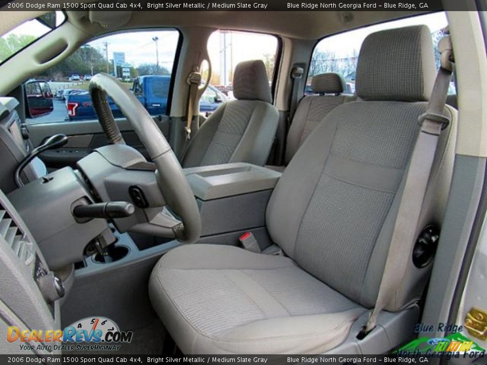 2006 Dodge Ram 1500 Sport Quad Cab 4x4 Bright Silver Metallic / Medium Slate Gray Photo #11