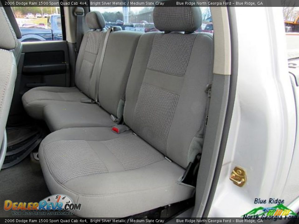 2006 Dodge Ram 1500 Sport Quad Cab 4x4 Bright Silver Metallic / Medium Slate Gray Photo #13