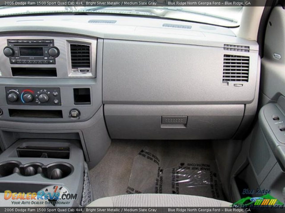 2006 Dodge Ram 1500 Sport Quad Cab 4x4 Bright Silver Metallic / Medium Slate Gray Photo #19