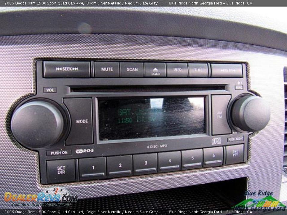 2006 Dodge Ram 1500 Sport Quad Cab 4x4 Bright Silver Metallic / Medium Slate Gray Photo #23