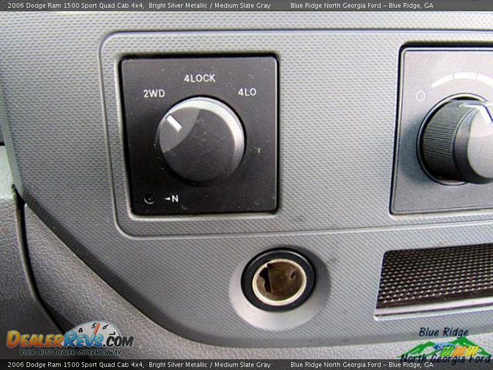 2006 Dodge Ram 1500 Sport Quad Cab 4x4 Bright Silver Metallic / Medium Slate Gray Photo #25