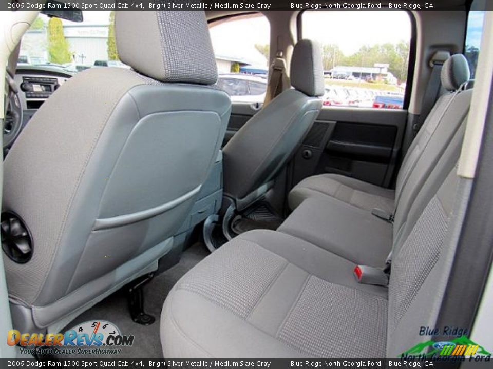 2006 Dodge Ram 1500 Sport Quad Cab 4x4 Bright Silver Metallic / Medium Slate Gray Photo #31