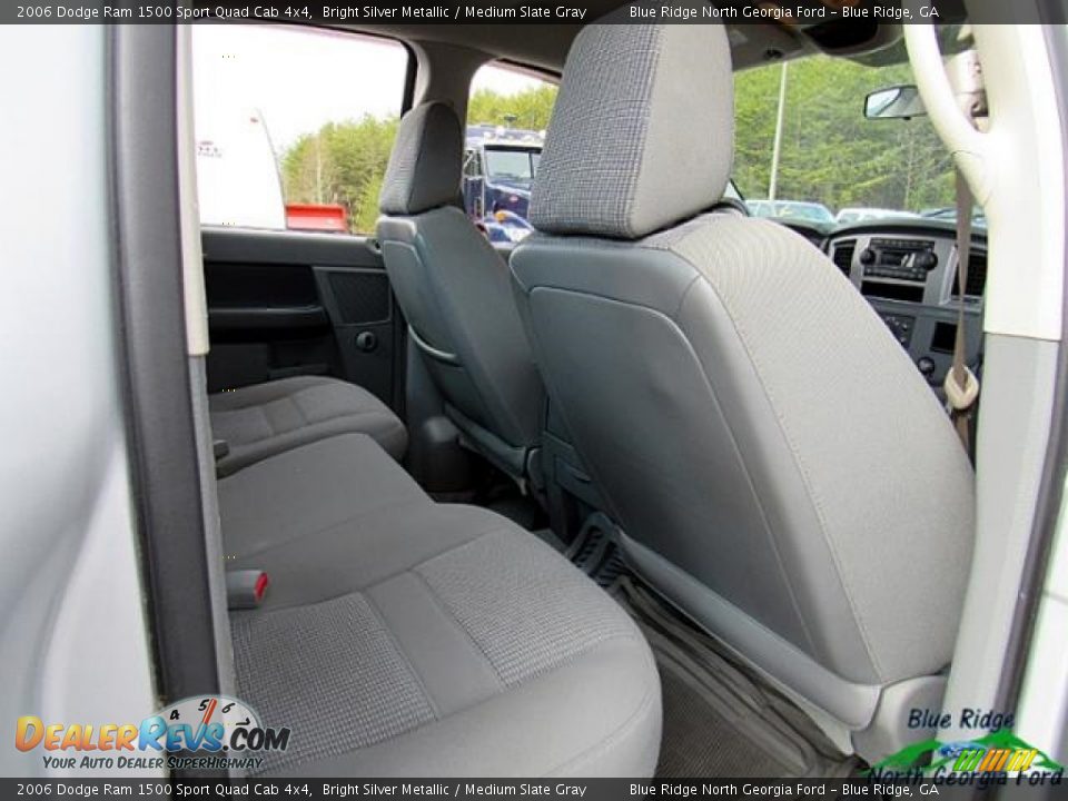 2006 Dodge Ram 1500 Sport Quad Cab 4x4 Bright Silver Metallic / Medium Slate Gray Photo #32