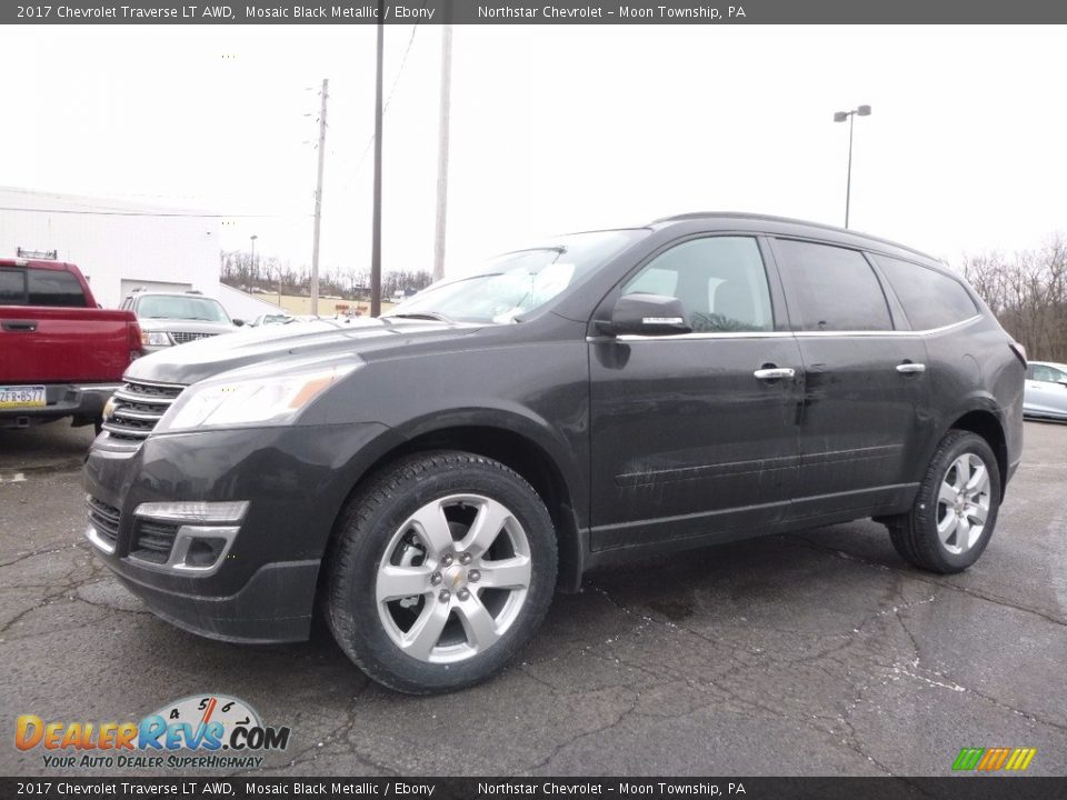 2017 Chevrolet Traverse LT AWD Mosaic Black Metallic / Ebony Photo #1