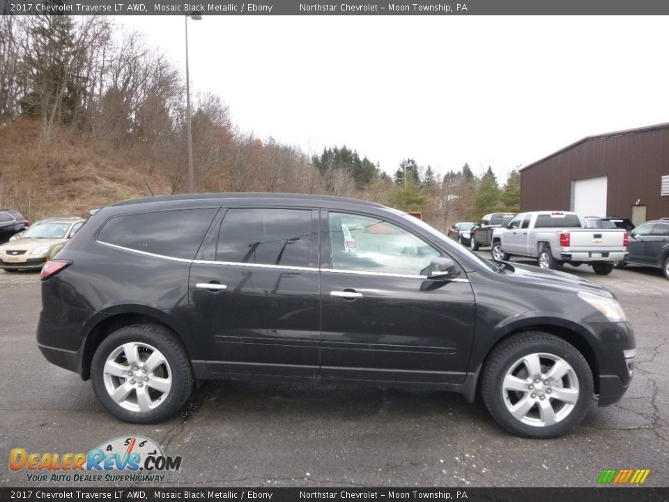 2017 Chevrolet Traverse LT AWD Mosaic Black Metallic / Ebony Photo #4