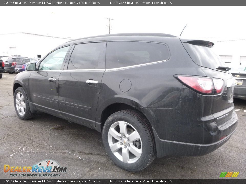 2017 Chevrolet Traverse LT AWD Mosaic Black Metallic / Ebony Photo #7