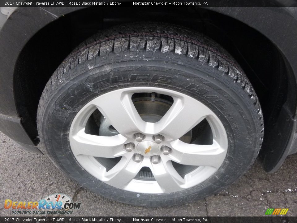 2017 Chevrolet Traverse LT AWD Mosaic Black Metallic / Ebony Photo #9