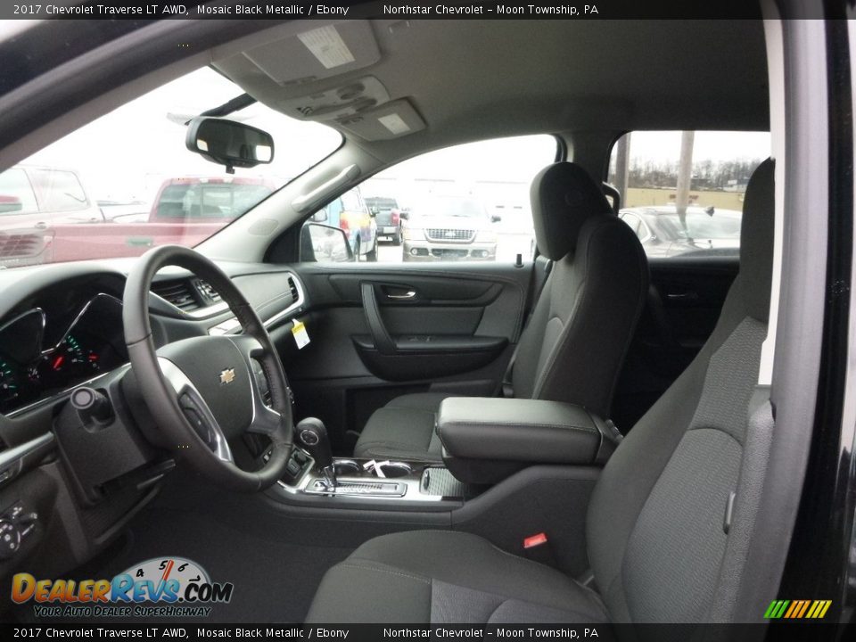 2017 Chevrolet Traverse LT AWD Mosaic Black Metallic / Ebony Photo #10