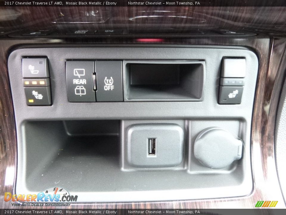 2017 Chevrolet Traverse LT AWD Mosaic Black Metallic / Ebony Photo #19