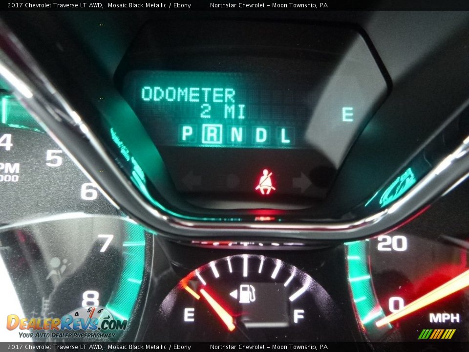 2017 Chevrolet Traverse LT AWD Mosaic Black Metallic / Ebony Photo #20