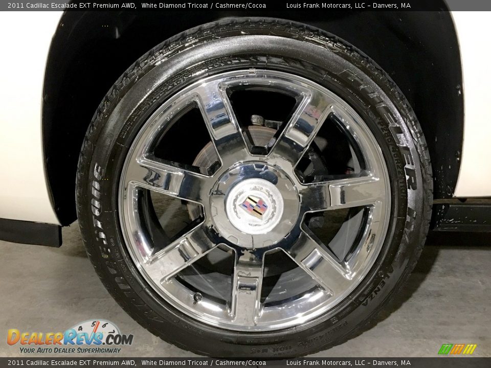 2011 Cadillac Escalade EXT Premium AWD White Diamond Tricoat / Cashmere/Cocoa Photo #16