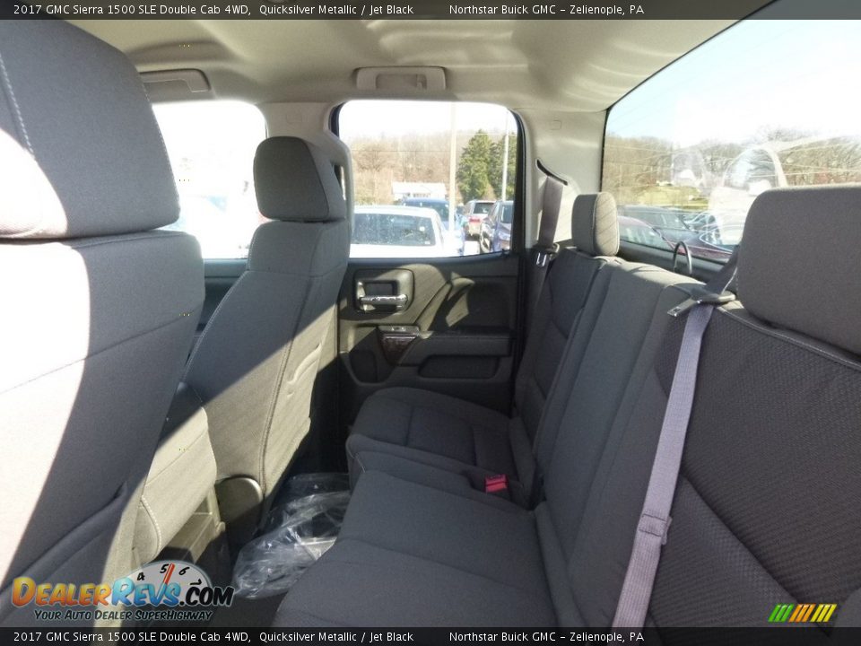 2017 GMC Sierra 1500 SLE Double Cab 4WD Quicksilver Metallic / Jet Black Photo #11