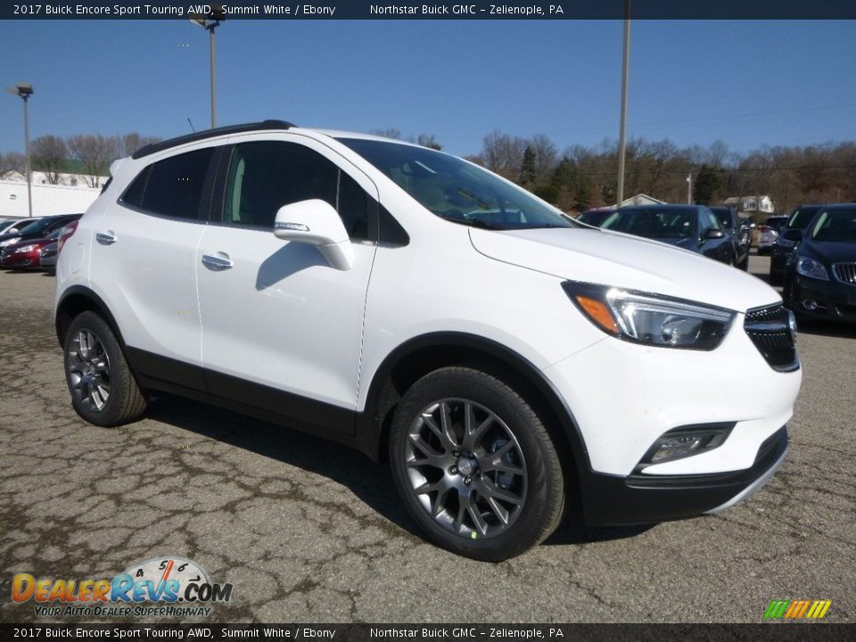 2017 Buick Encore Sport Touring AWD Summit White / Ebony Photo #3