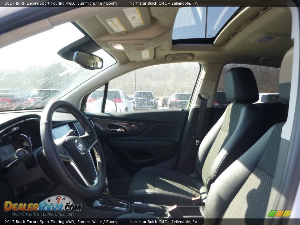 2017 Buick Encore Sport Touring AWD Summit White / Ebony Photo #10
